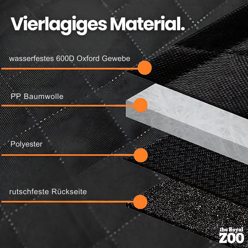 Wasserdichter Hunde-Rücksitzbezug – sicher, sauber & stressfrei unterwegs