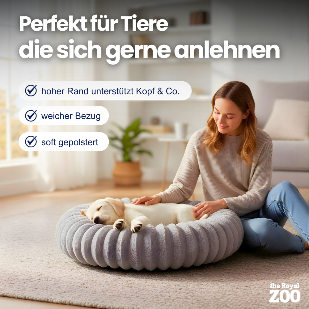 Ultraweiches Cord-Kuschelbett – Wärmender Wohlfühlplatz für Hunde & Katzen