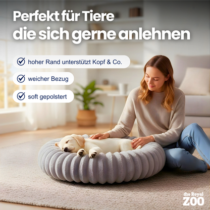 Ultraweiches Cord-Kuschelbett – Wärmender Wohlfühlplatz für Hunde & Katzen