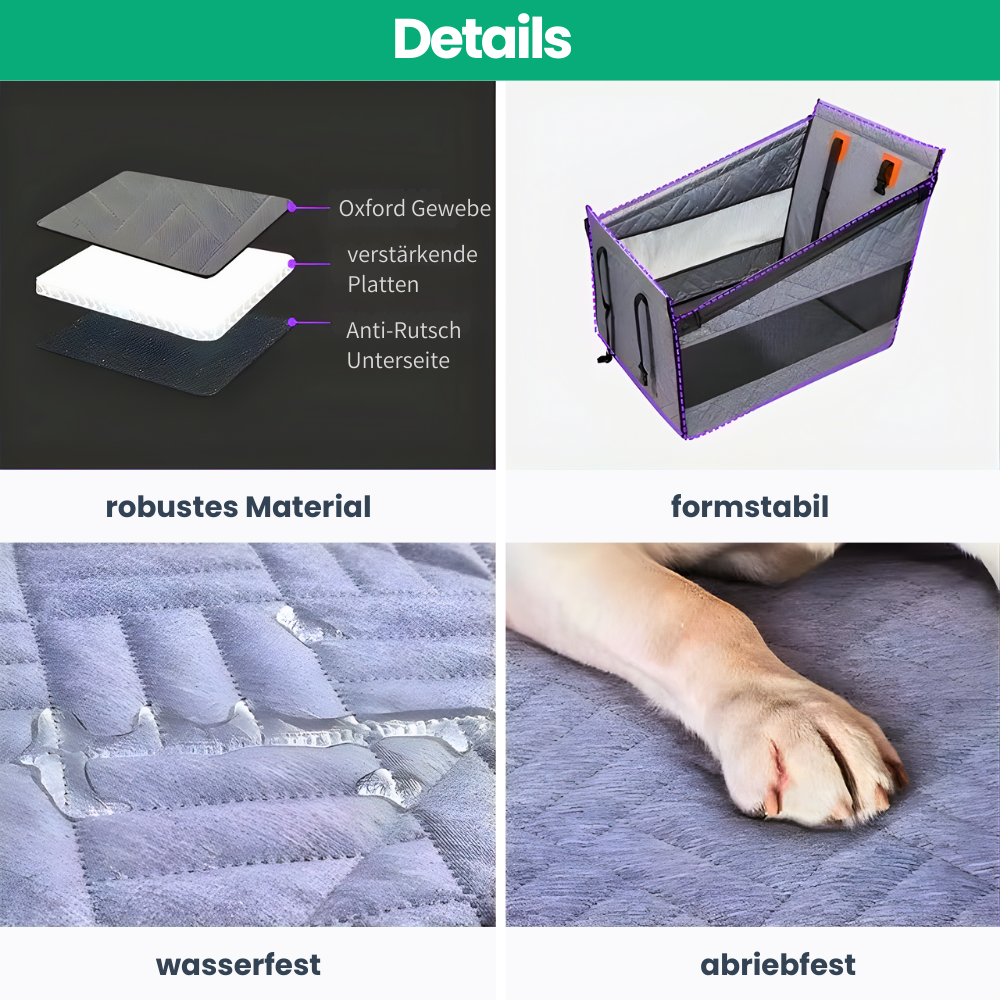 Premium Hunde-Autositz – bequem und sicher unterwegs