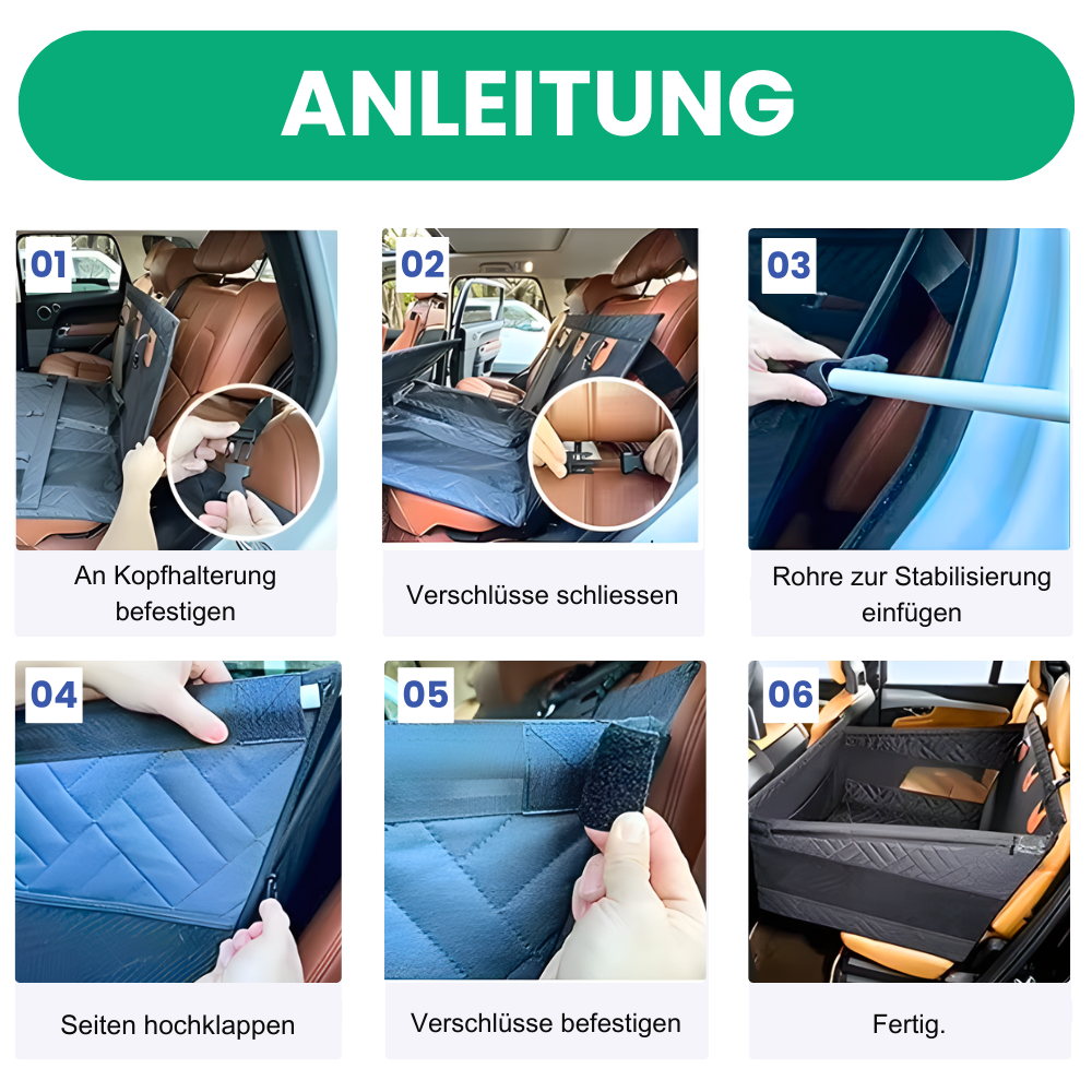 Premium Hunde-Autositz – bequem und sicher unterwegs